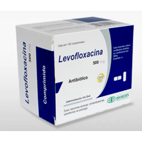 LEVOFLOXACINO 500 MG CAJA X 100 COMPRIMIDOS - Ecofarma